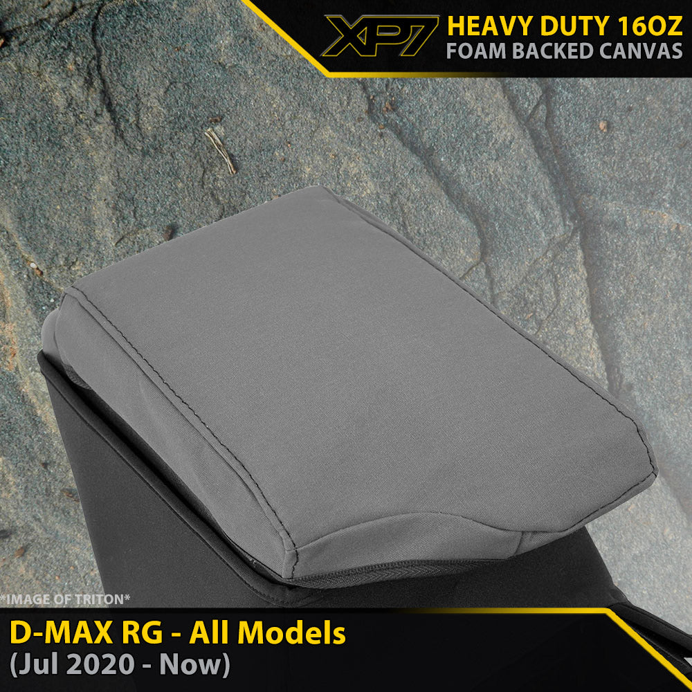 Isuzu D-MAX RG Heavy Duty XP7 Canvas Console Lid (Made to Order)