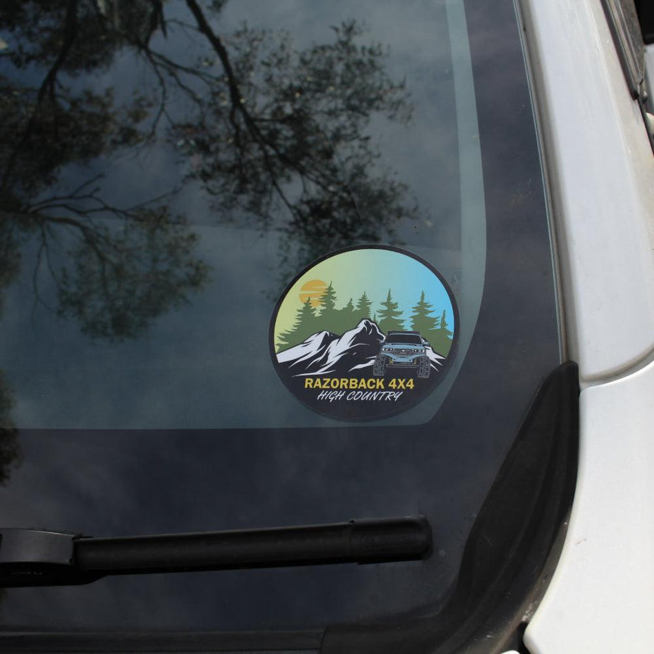 'High Country' - Mountains Sticker (In Stock)