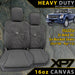 Isuzu D-MAX RC Heavy Duty XP7 Canvas 2x Front Seat Covers (Made to Order)-Razorback 4x4