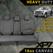 Isuzu D-MAX RT Heavy Duty XP7 Canvas Rear Row Seat Covers (Available)-Razorback 4x4