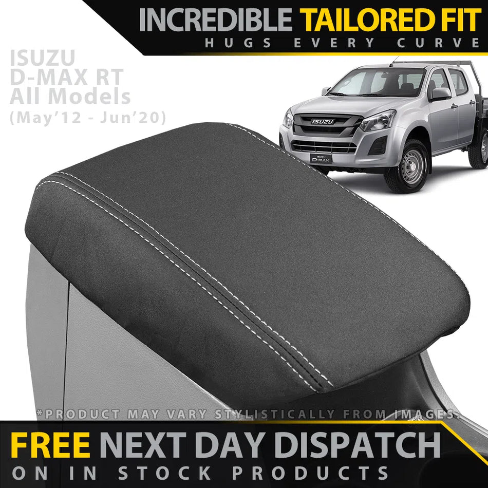 Isuzu D-MAX RT Dual Cab Neoprene Armrest Console Lid (In Stock)-Razorback 4x4