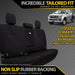 Isuzu D-MAX RT Neoprene Rear Row Seat Covers (In Stock)-Razorback 4x4