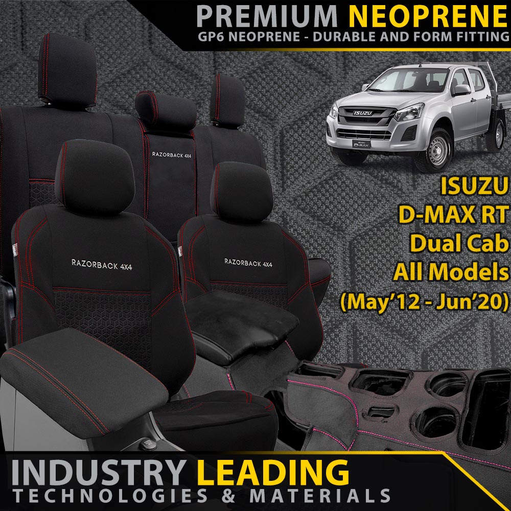 Isuzu D-MAX RT Premium Neoprene Full Bundle (Made to order)-Razorback 4x4