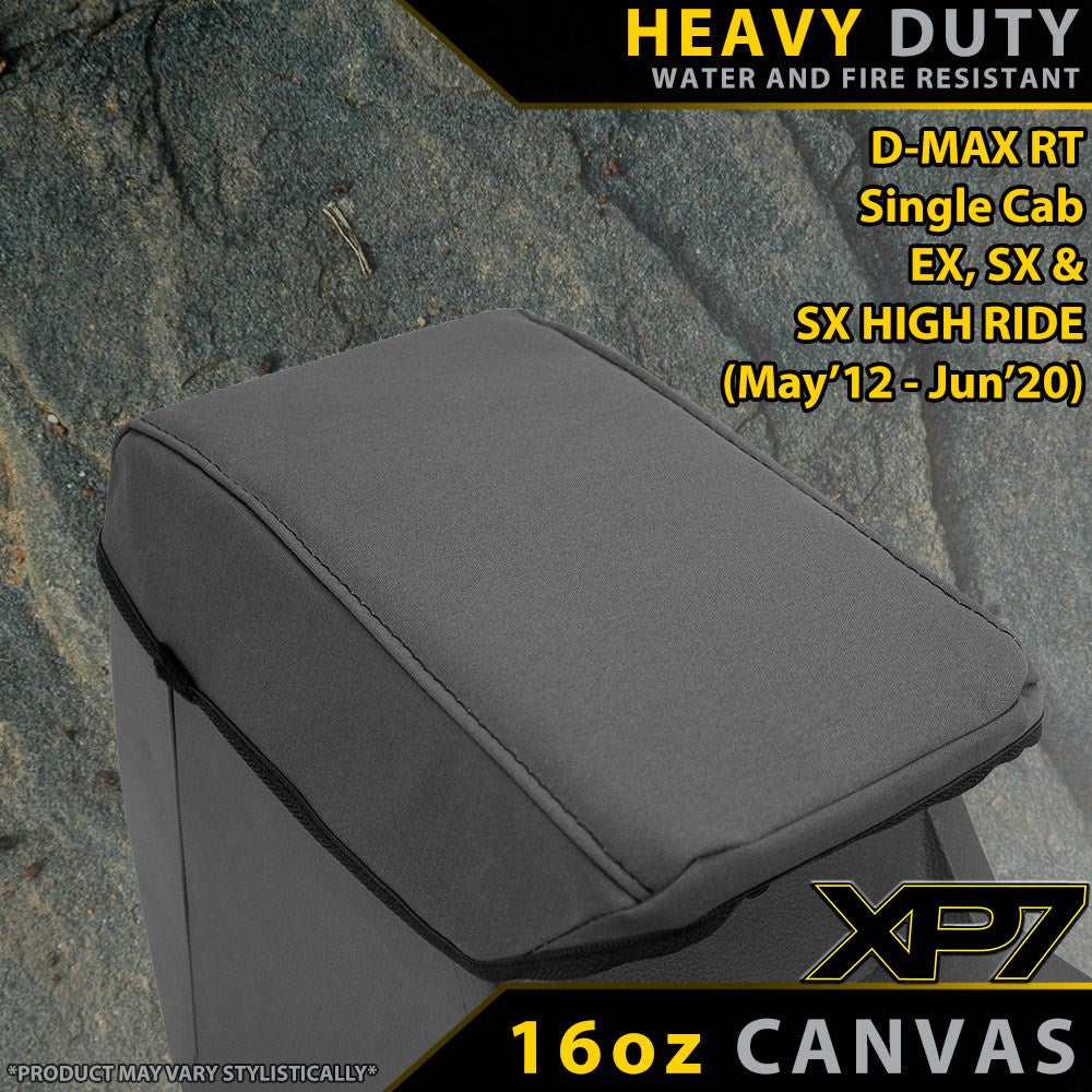 Isuzu D-MAX RT Extra & Single Cab Heavy Duty XP7 Canvas Console Lid (In Stock)