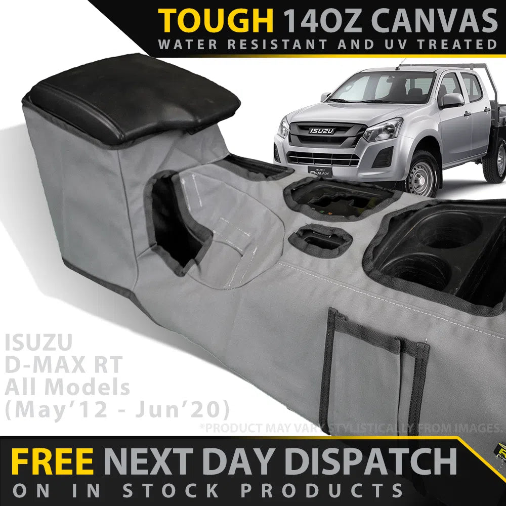 Isuzu D-MAX RT XP6 Tough Canvas Console Organiser (In Stock)-Razorback 4x4