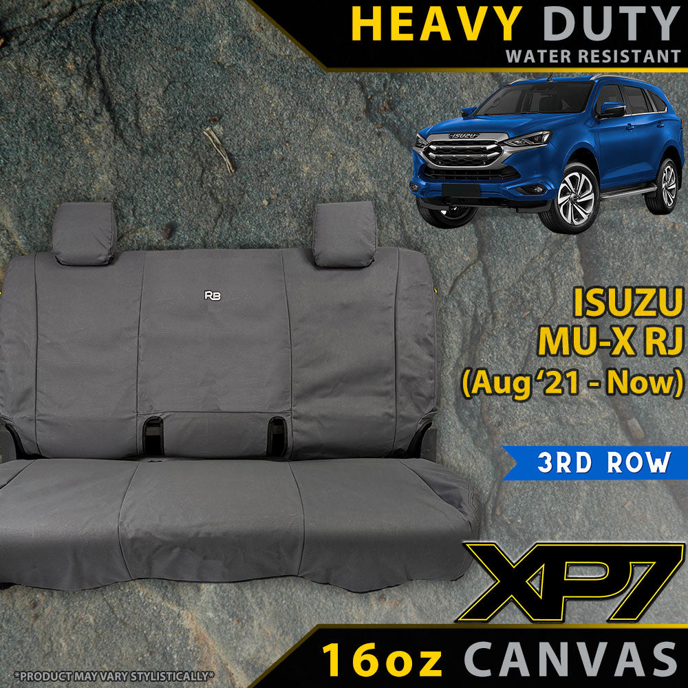 Isuzu MU-X RJ Heavy Duty XP7 Canvas 3rd Row Seat Covers (Made to Order)