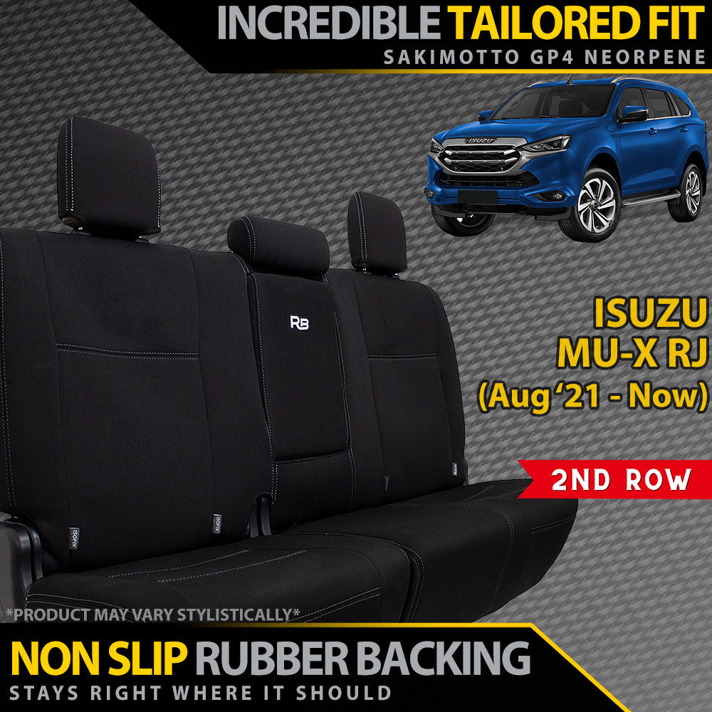 Isuzu MU-X RJ Neoprene 2nd Row Seat Covers (In Stock)