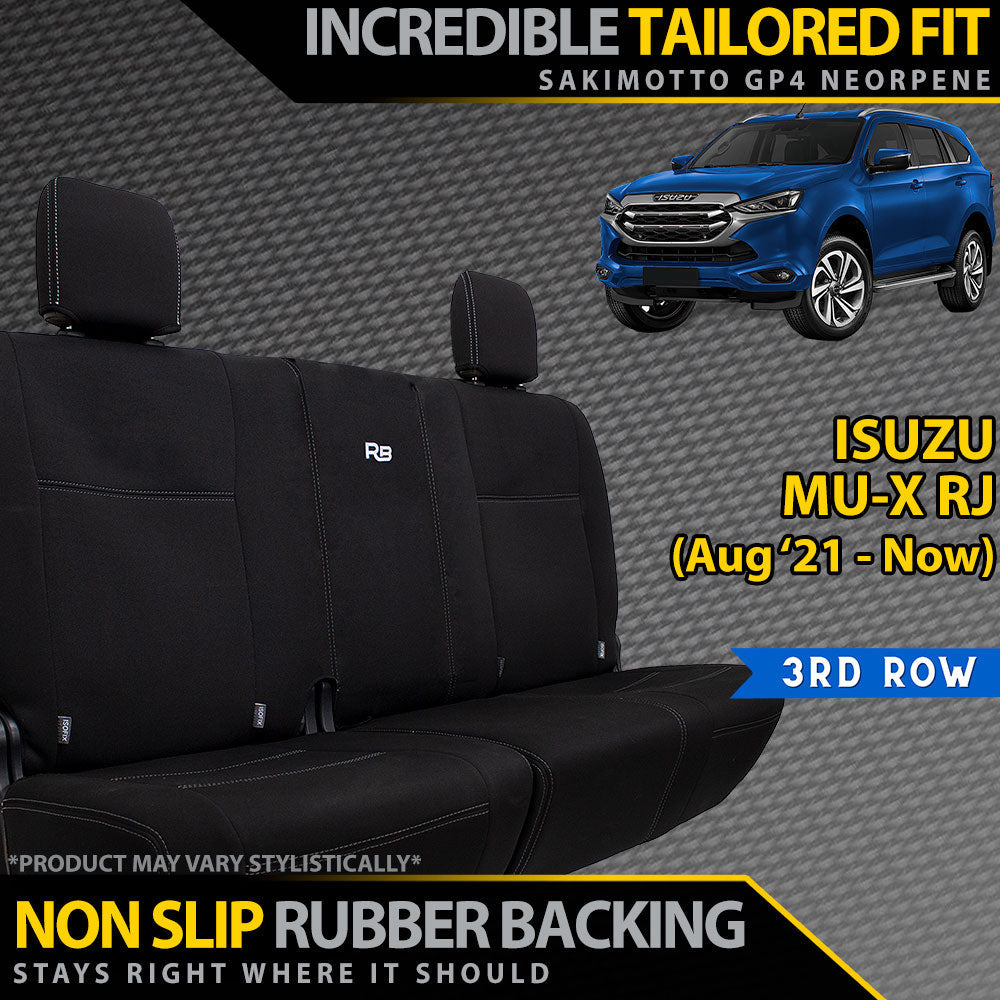 Isuzu MU-X RJ Neoprene 3rd Row Seat Covers (In Stock)