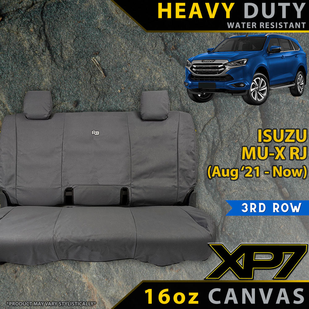 Isuzu MU-X RJ XP7 Heavy Duty Canvas 3rd Row Seat Covers (Made to Order)