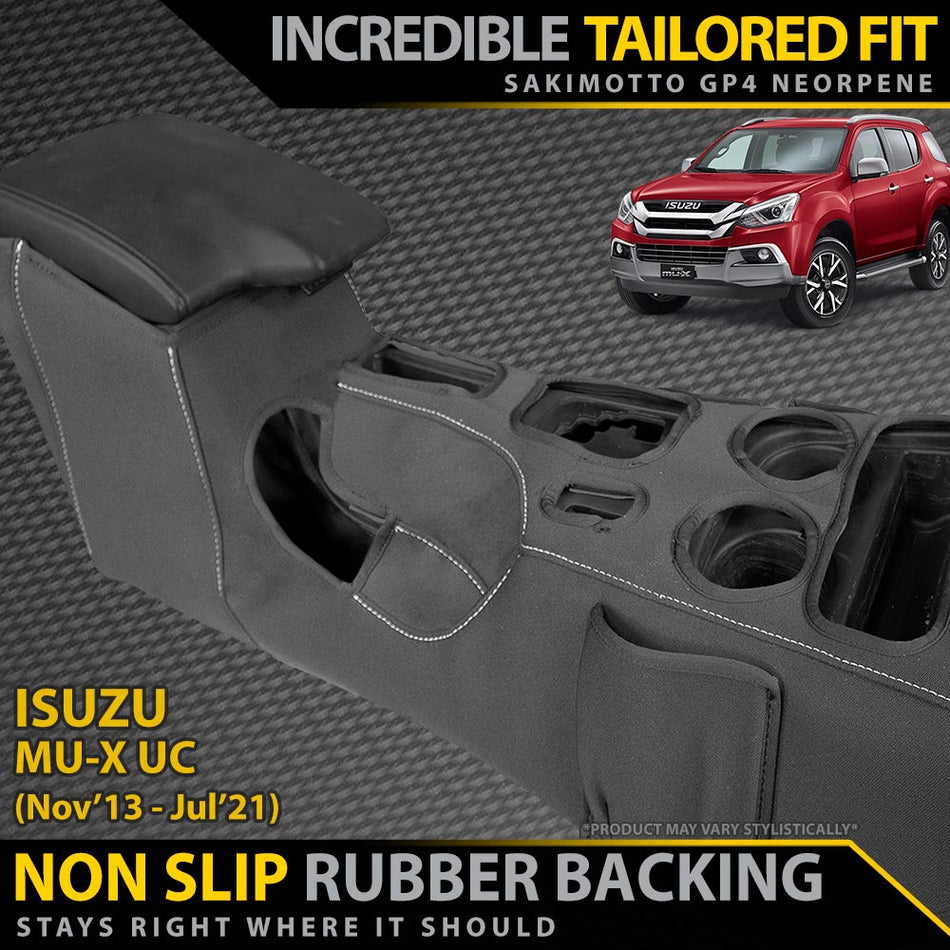 Isuzu MU-X UC Neoprene Centre Console Organiser (In Stock)-Razorback 4x4