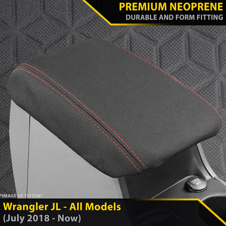 Jeep Wrangler JL Premium Neoprene Console Lid (Made to Order)-Razorback 4x4