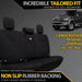 Landcruiser 78 Series Neoprene Rear Row Seat Covers (Made to Order)-Razorback 4x4