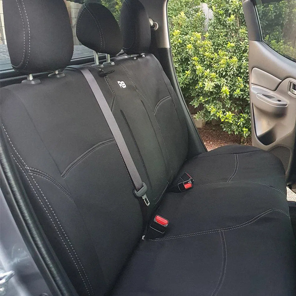 Mitsubishi Triton MQ - Dual Cab - GP4 Neoprene Rear Row Seat Covers (Available)