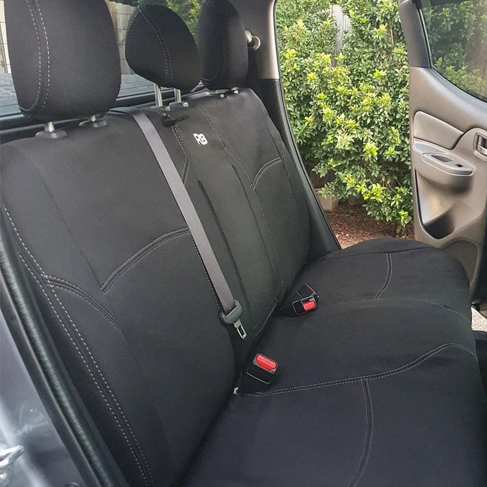 Mitsubishi Triton MQ Neoprene Rear Row Seat Covers (In Stock)