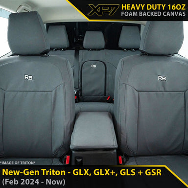 Mitsubishi New-Gen Triton XP7 Heavy Duty Canvas Bundle (Made to Order)-Razorback 4x4