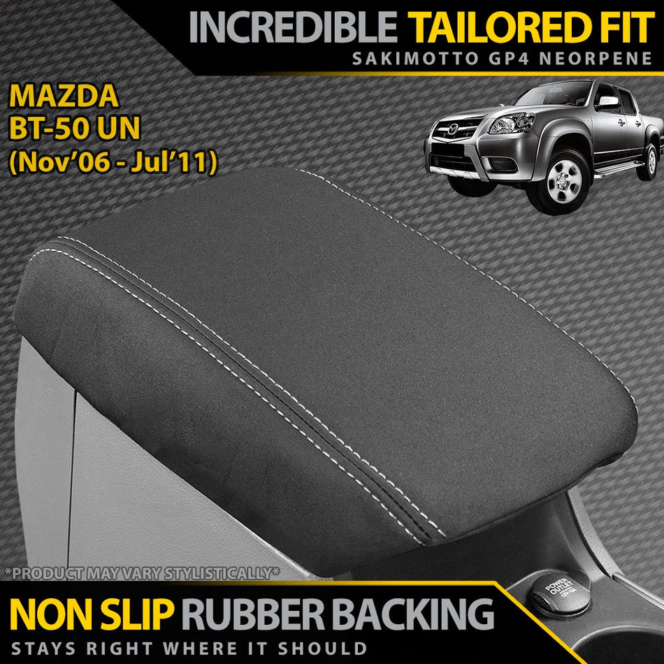 Mazda BT-50 UN Neoprene Console Lid (Made to Order)-Razorback 4x4