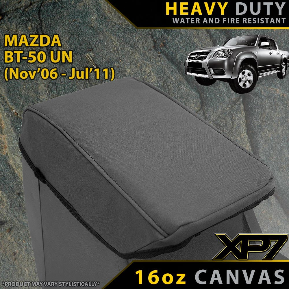 Mazda BT-50 UN XP7 Heavy Duty Canvas Console Lid (Made to Order)-Razorback 4x4