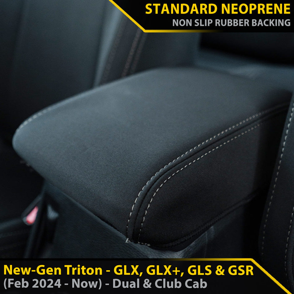 Mitsubishi New-Gen Triton GP4 Neoprene Console Lid (In Stock)-Razorback 4x4