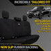 Mitsubishi Outlander ZJ & ZK Neoprene 2nd Row Seat Covers (Made to Order)-Razorback 4x4