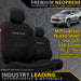 Mitsubishi Pajero Sport Premium Neoprene 2x Front Seat Covers (Made to Order)-Razorback 4x4