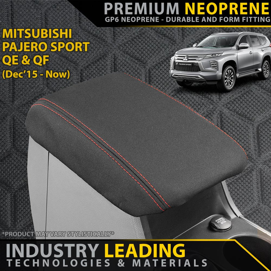 Mitsubishi Pajero Sport Premium Neoprene Console Lid (Made to Order)-Razorback 4x4