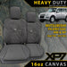 Mitsubishi Pajero V60 Heavy Duty XP7 Canvas 2x Front Seat Covers (Made to Order)-Razorback 4x4