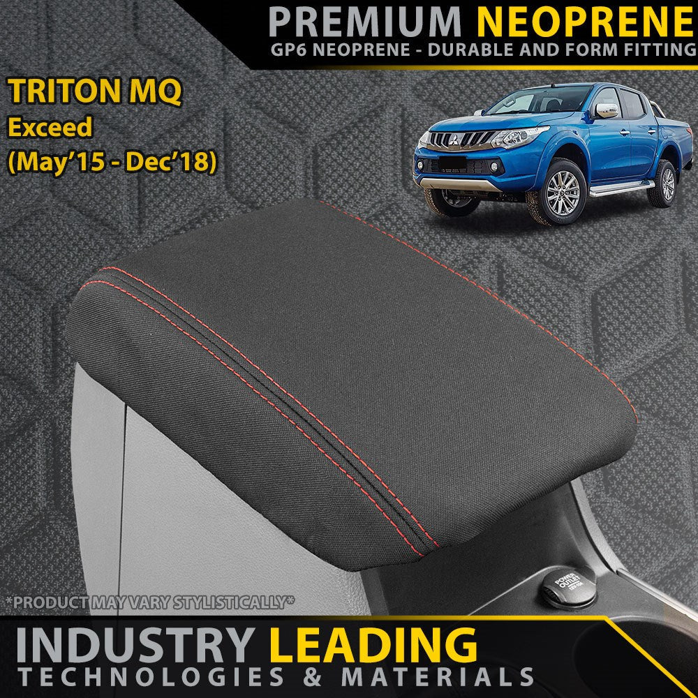 Mitsubishi Triton MQ Exceed Premium Neoprene Console Lid (Made to Order)