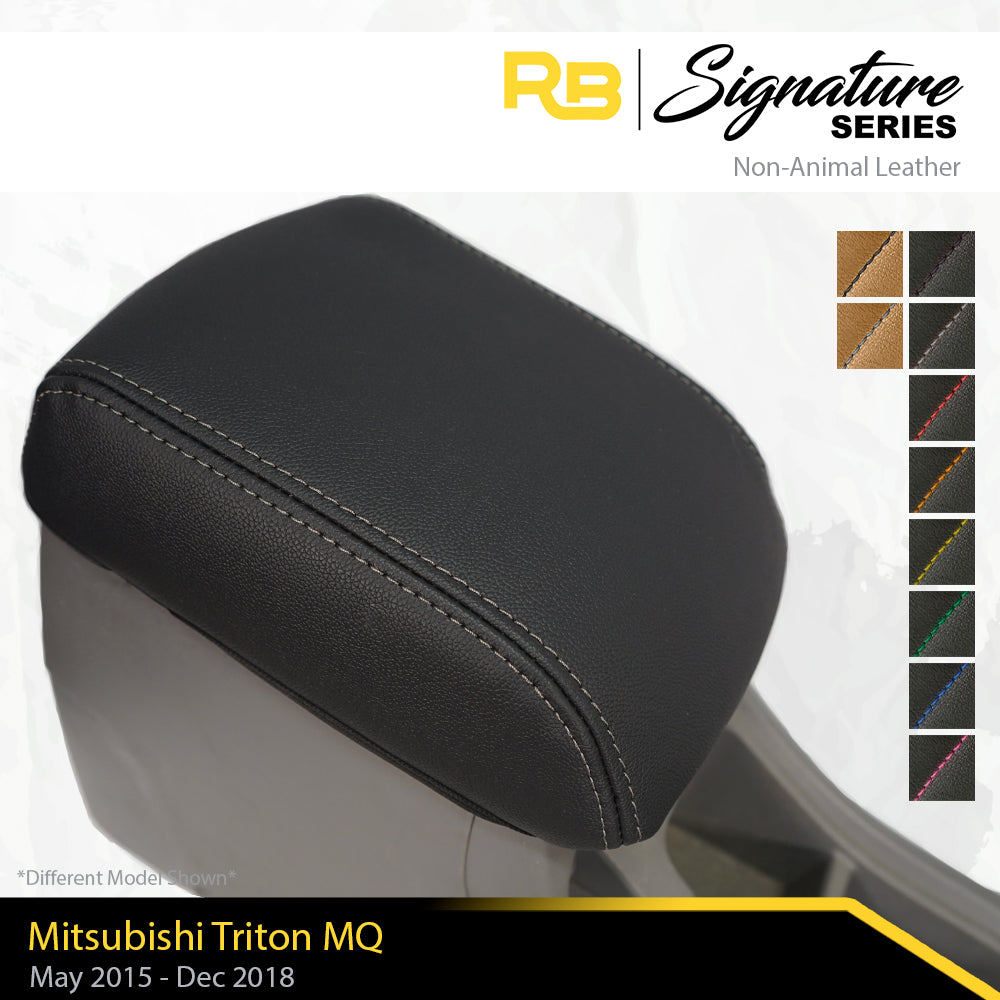 SIGNATURE SERIES Console Lid Cover - Mitsubishi Triton MQ (Made To Order)-Razorback 4x4