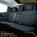 Nissan Patrol Y62 ST-L Premium Neoprene 2nd Row Seat Covers (Available)-Razorback 4x4