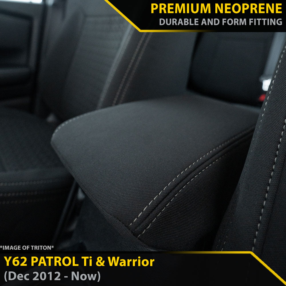 Nissan Y62 Patrol Ti & Warrior GP6 Premium Neoprene Console Lid (Made to Order)