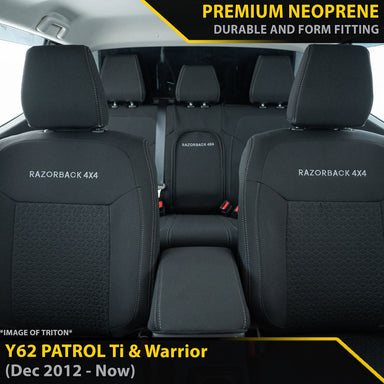 Nissan Patrol Y62 Ti & Warrior GP6 Premium Neoprene Bundle (Made to Order)-Razorback 4x4