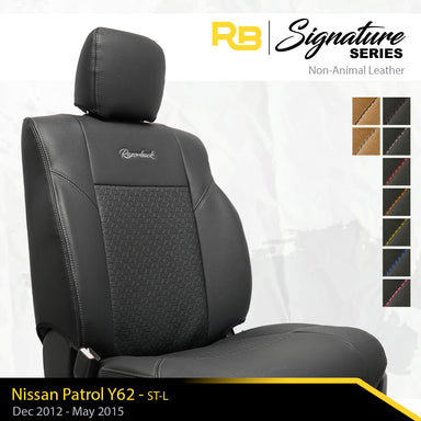 SIGNATURE SERIES Front Row Seat Covers - Nissan Patrol Y62 ST-L 