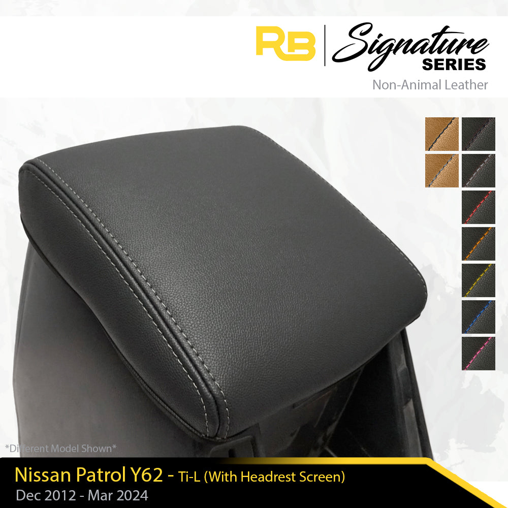 SIGNATURE SERIES Console Lid Cover - Nissan Y62 Patrol Ti-L