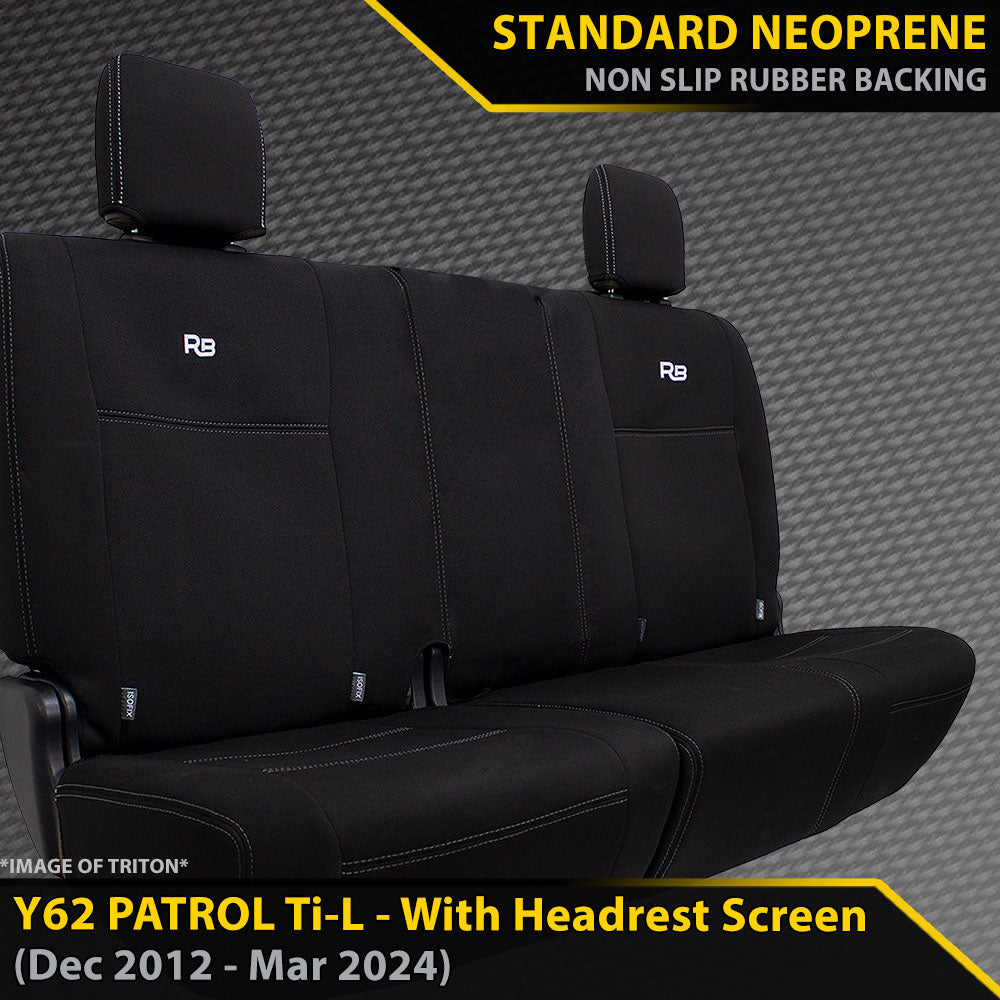 Nissan Patrol Y62 Ti-L GP4 Neoprene 3rd Row Seat Covers (Made to Order)