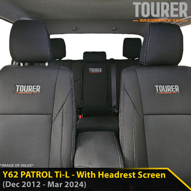 Nissan Patrol Y62 Ti-L with Headrest Screen GP9 Tourer Bundle (Made to Order)-Razorback 4x4