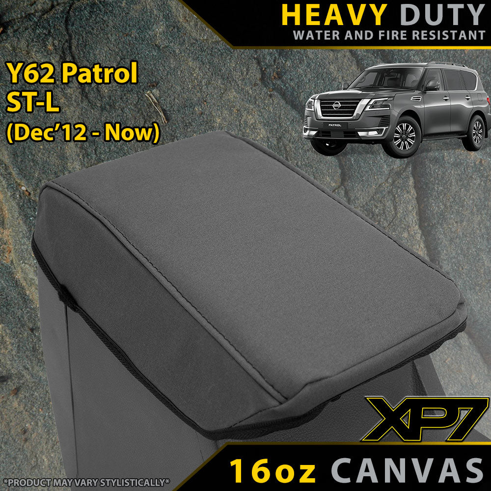Nissan Y62 Patrol ST-L Heavy Duty XP7 Canvas Console Lid (In Stock)