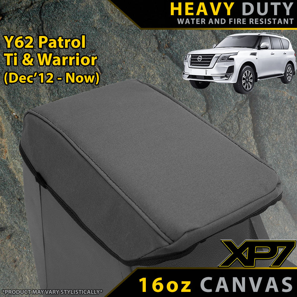 Nissan Y62 Patrol Ti & Warrior Heavy Duty XP7 Canvas Console Lid (In Stock)