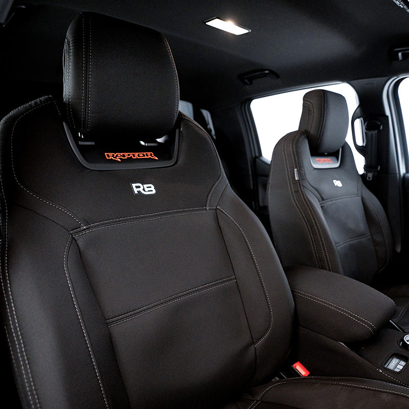 Ford Next-Gen Ranger Raptor - GP4 Neoprene 2x Front Row Seat Covers (In Stock)