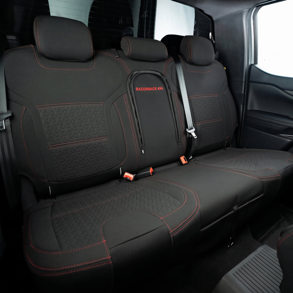 Ford Next-Gen Ranger Raptor - GP6 Premium Neoprene Rear Row Seat Covers (Available)