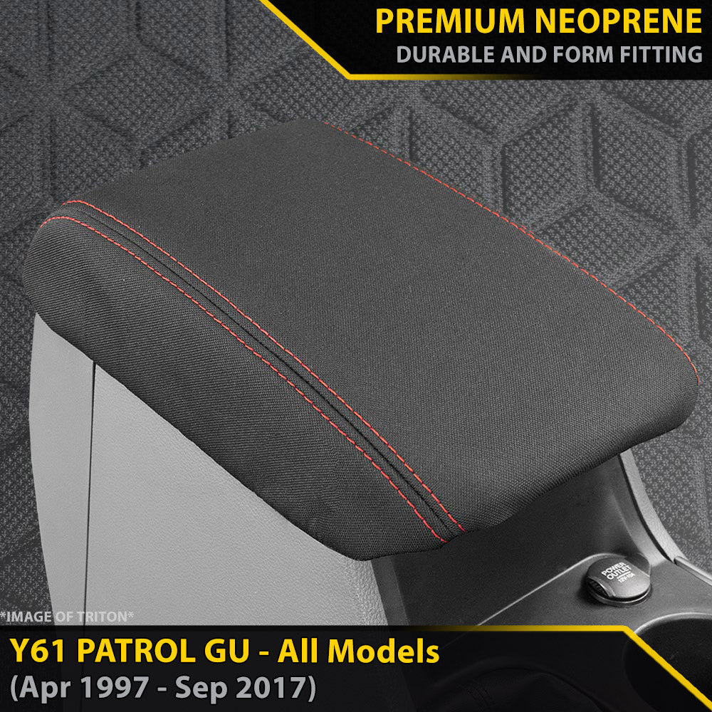 Nissan GU Patrol Wagon Premium Neoprene Console Lid (Made to Order)