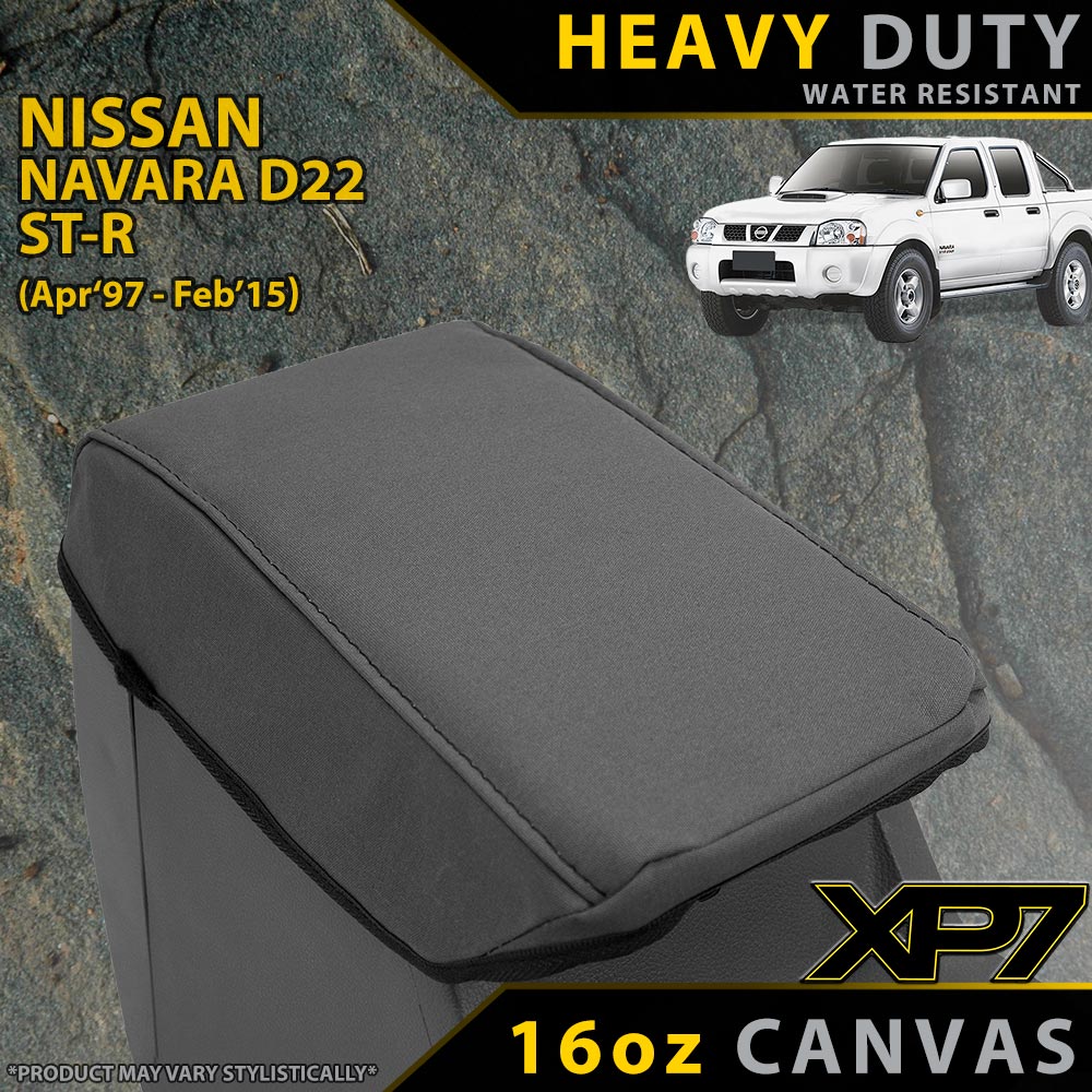 Nissan Navara D22 Heavy Duty XP7 Canvas Console Lid (Made to Order)