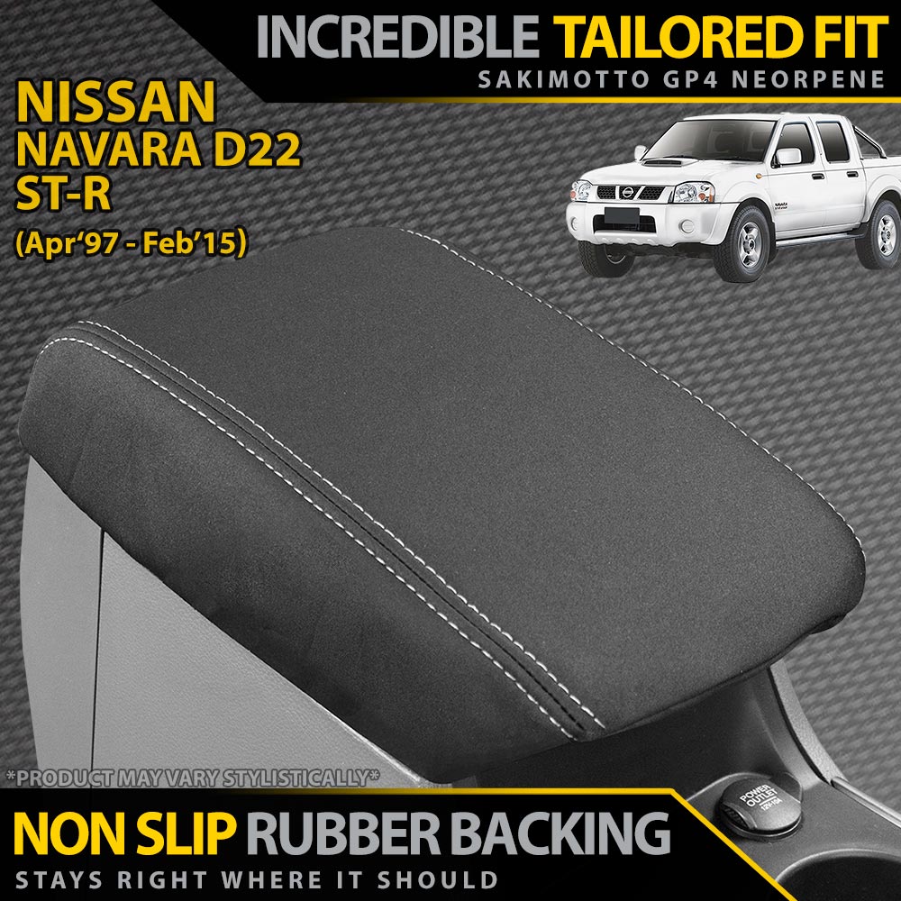 Nissan Navara D22 ST-R Neoprene Console Lid (In Stock)-Razorback 4x4