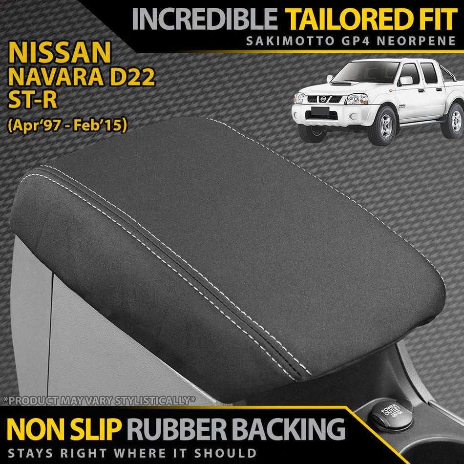 Nissan Navara D22 ST-R Neoprene Console Lid (In Stock)-Razorback 4x4