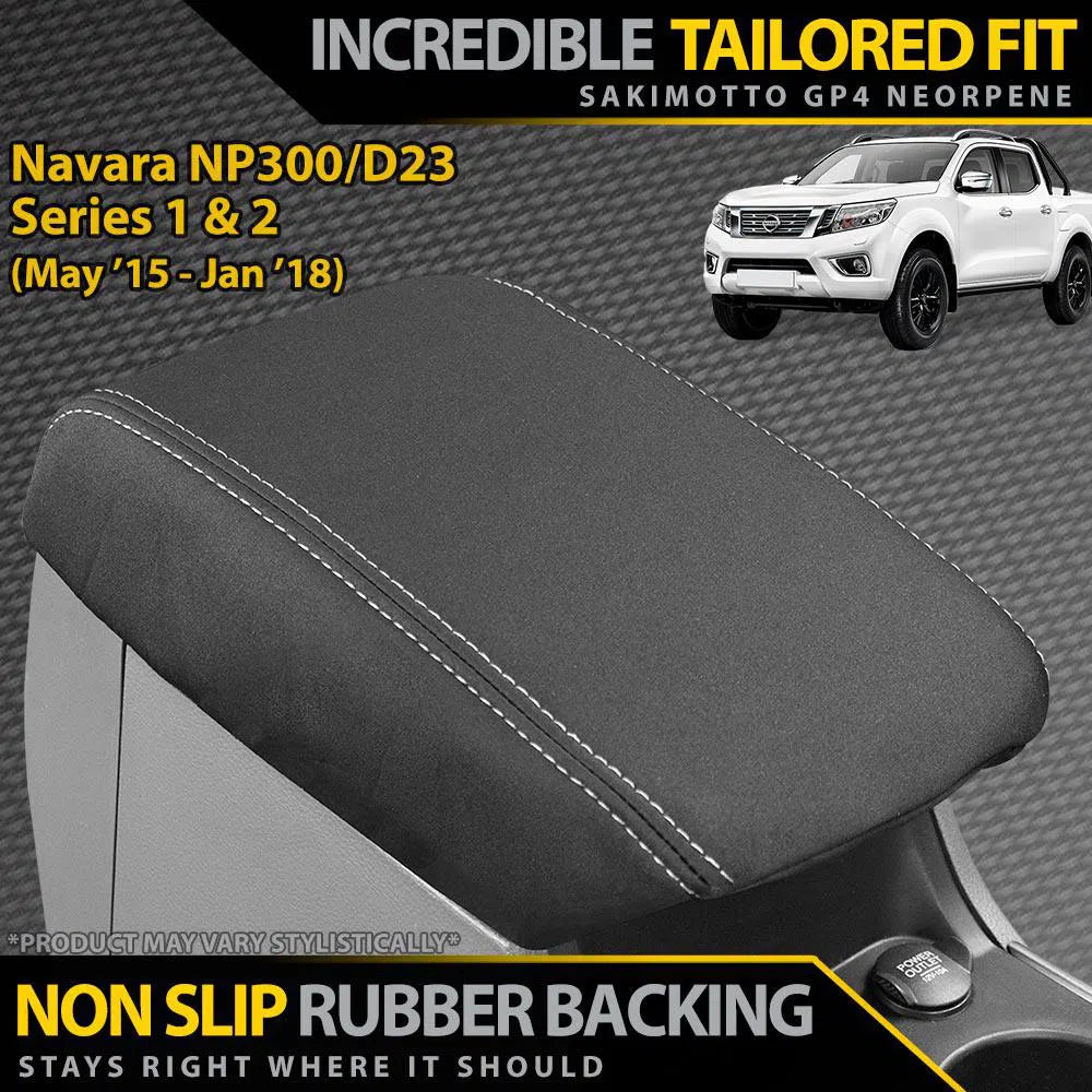 Nissan Navara NP300 Series 1 & 2 Neoprene Armrest Console Lid (Available)-Razorback 4x4