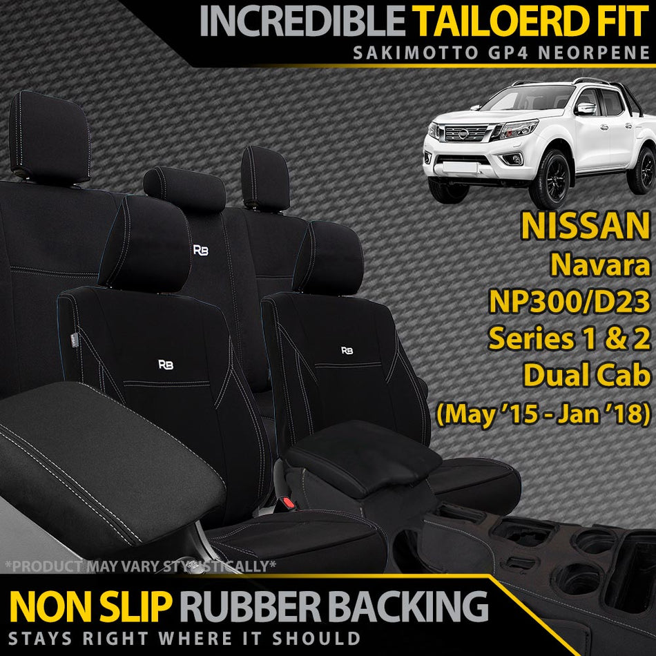 Nissan Navara NP300 Series 1 & 2 Neoprene Full Bundle (Made to Order)-Razorback 4x4