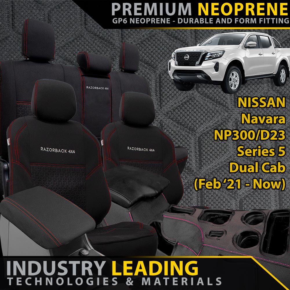 Nissan Navara NP300 Series 5 Premium Neoprene Full Bundle (Made to Order)