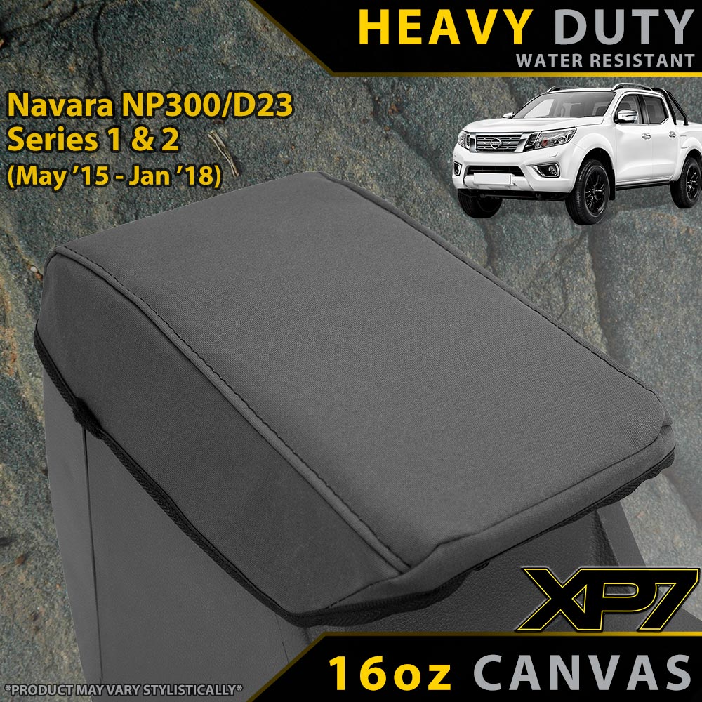 Nissan Navara NP300/D23 Series 1 & 2 Heavy Duty XP7 Canvas Armrest Console Lid (In Stock)