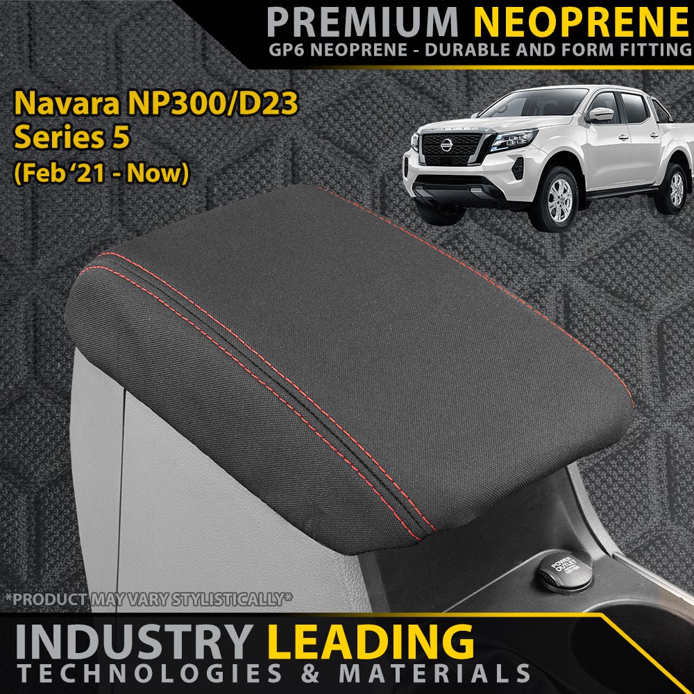 Nissan Navara NP300/D23 Series 5 Premium Neoprene Console Lid (Made to Order)