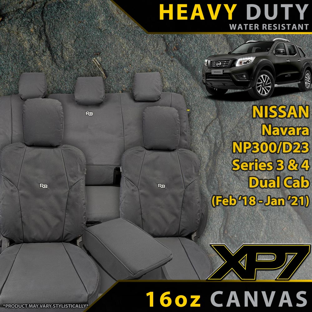 Nissan Navara Series 3 & 4 XP7 Heavy Duty Canvas Bundle (In Stock)