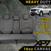 Nissan Navara Series 5 Heavy Duty XP7 Canvas Rear Row Seat Covers (Available)-Razorback 4x4